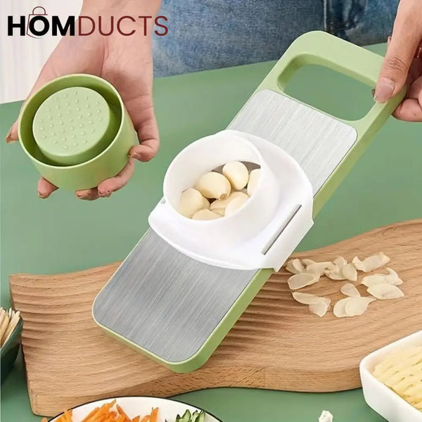 5in1 Vegetable Stainless Steel Cutter (with Box Packing)