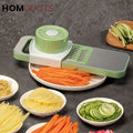 5in1 Vegetable Stainless Steel Cutter (with Box Packing)