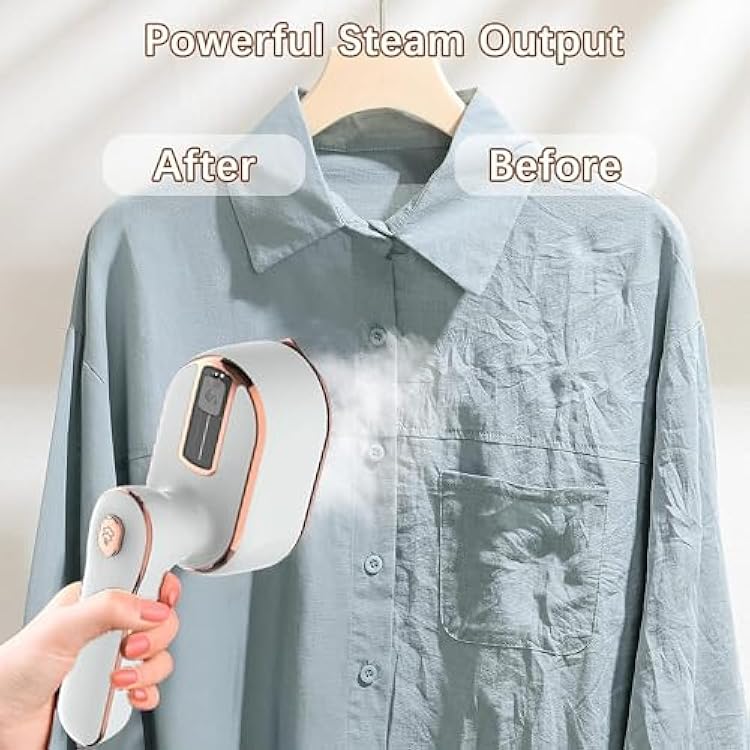 Mini Steam Iron For Clothes Dry And Wet Ironing For Home Travel