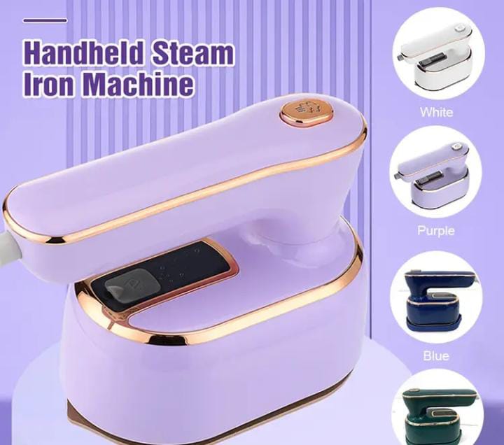Mini Steam Iron For Clothes Dry And Wet Ironing For Home Travel