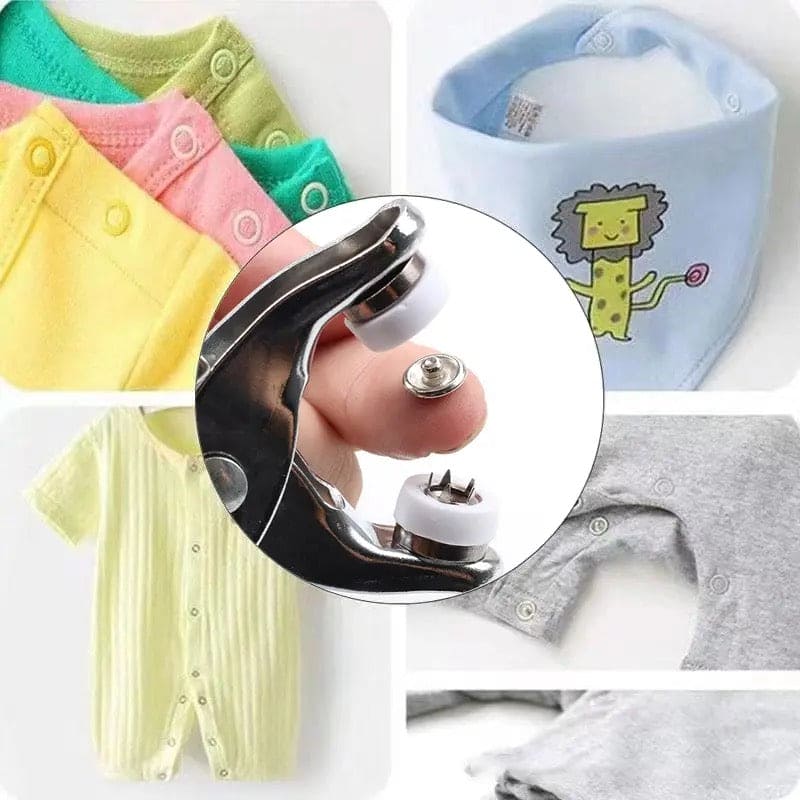 Metal Snap Button Plier, Metal Tich Buttons Plier, Hand Pressure Plier, Buckle Installation Tool, Button Snap Fastener Kit